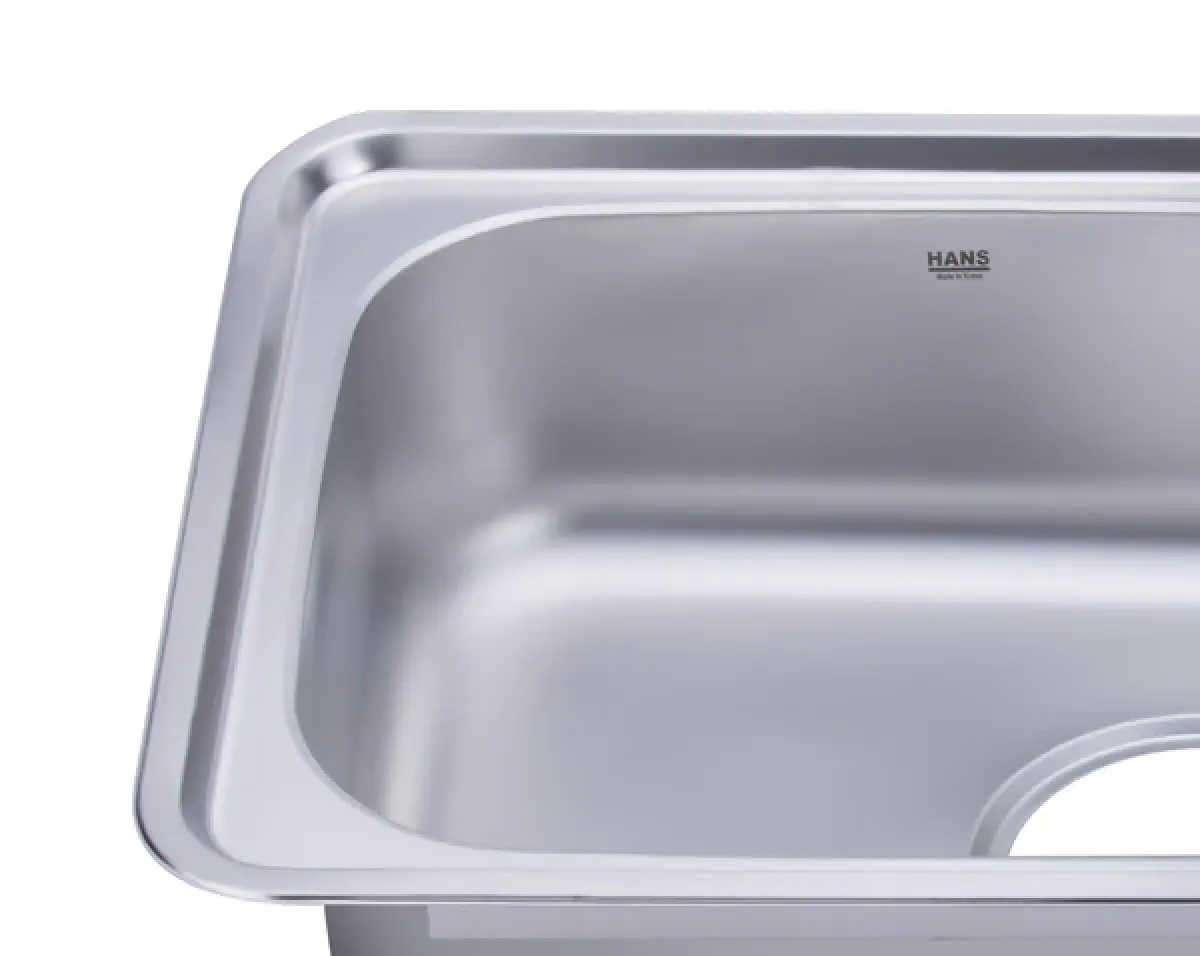 ISD 1000 | Hans stainless steel | Double Bowl | 1000 cm | Inset