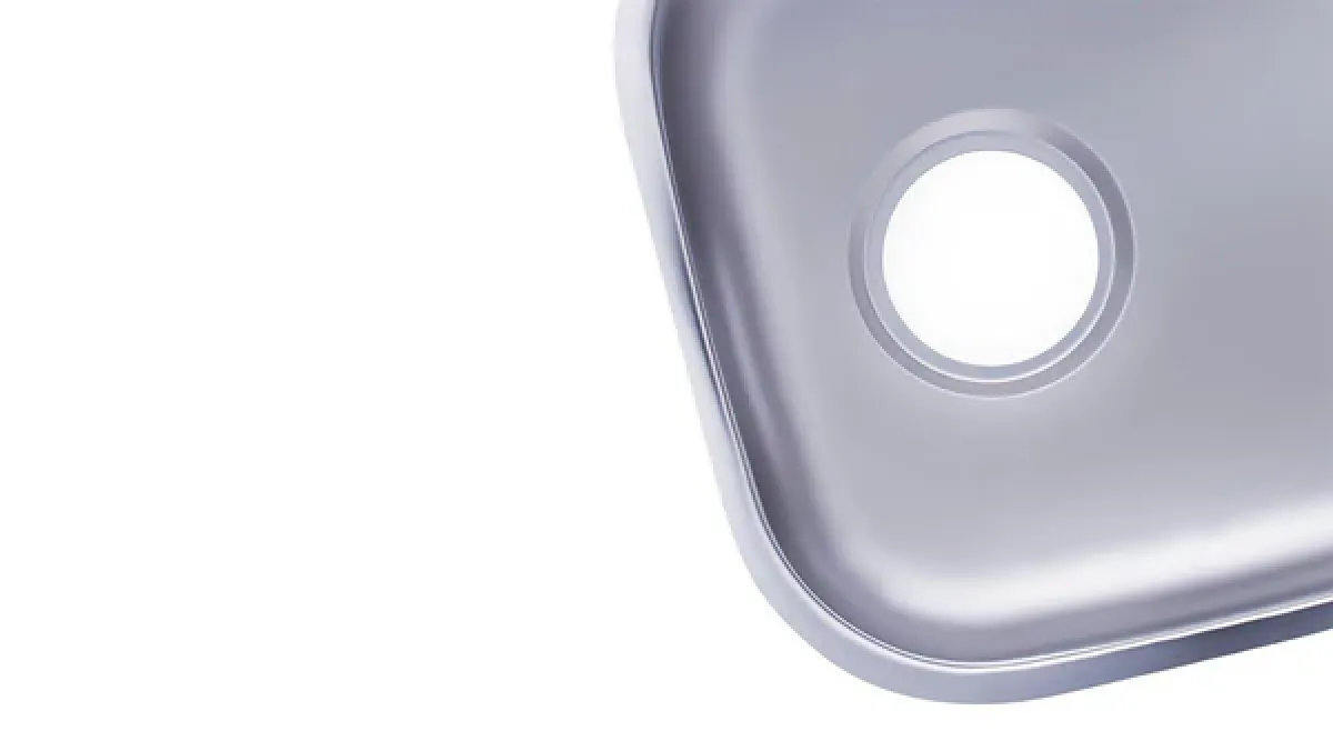 B 340 | stainless steel | Single Bowl | 34 cm | Undermount