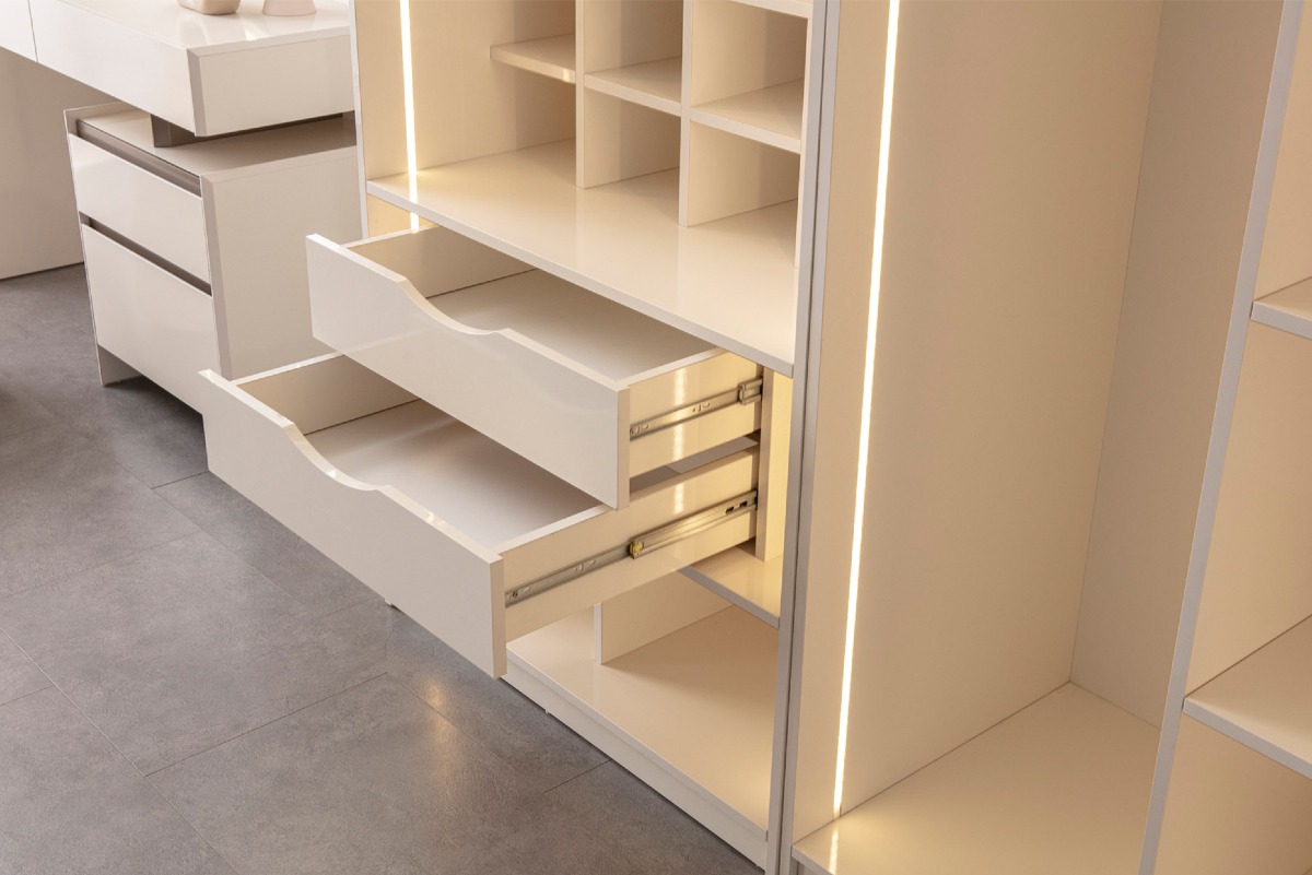 European Union wooden cabinet in beige