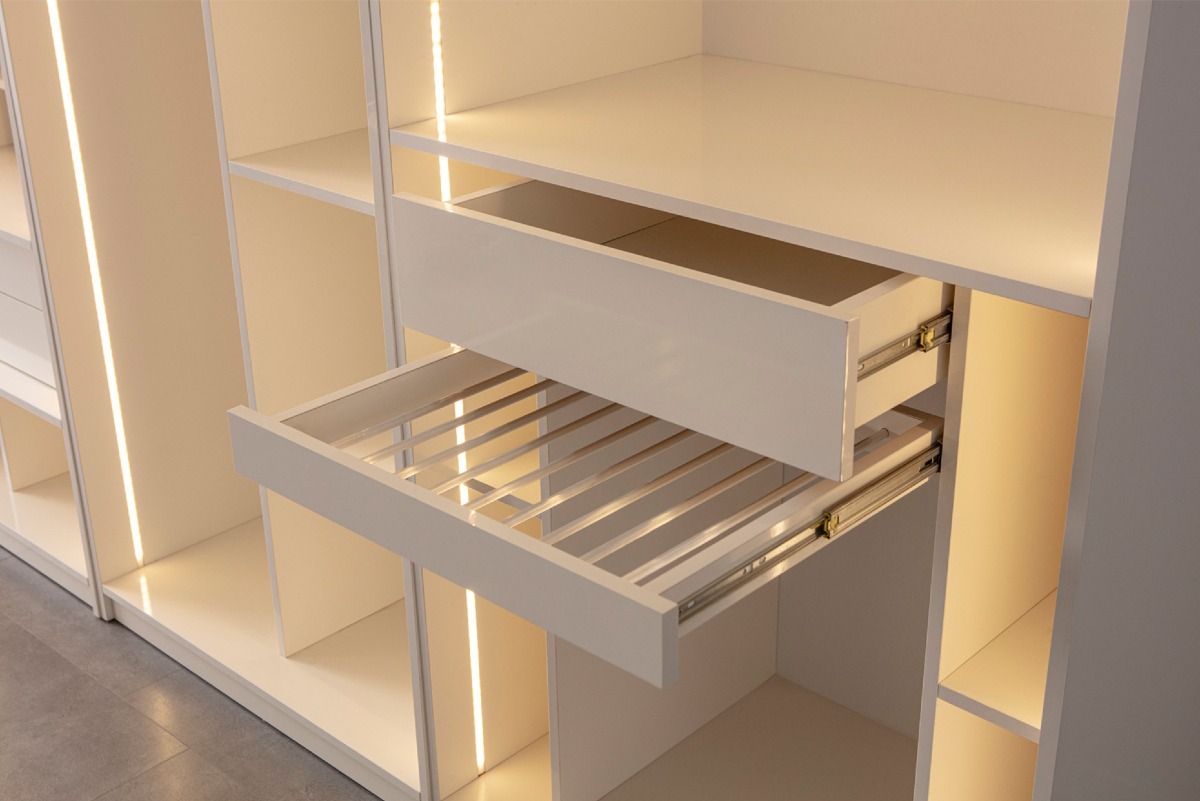 European Union wooden cabinet in beige